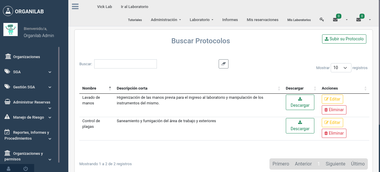 Protocolos y procedimientos seguros